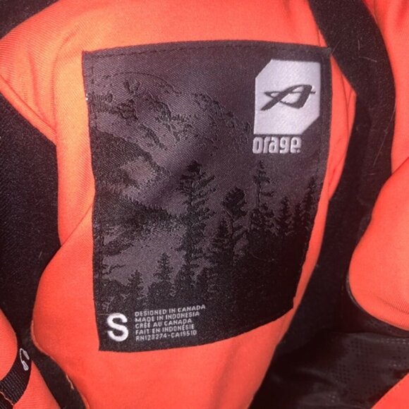 Orage Winter Jacket Orange Ski Snowboard S - Picture 4 of 13